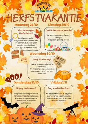 Herfst vakantie